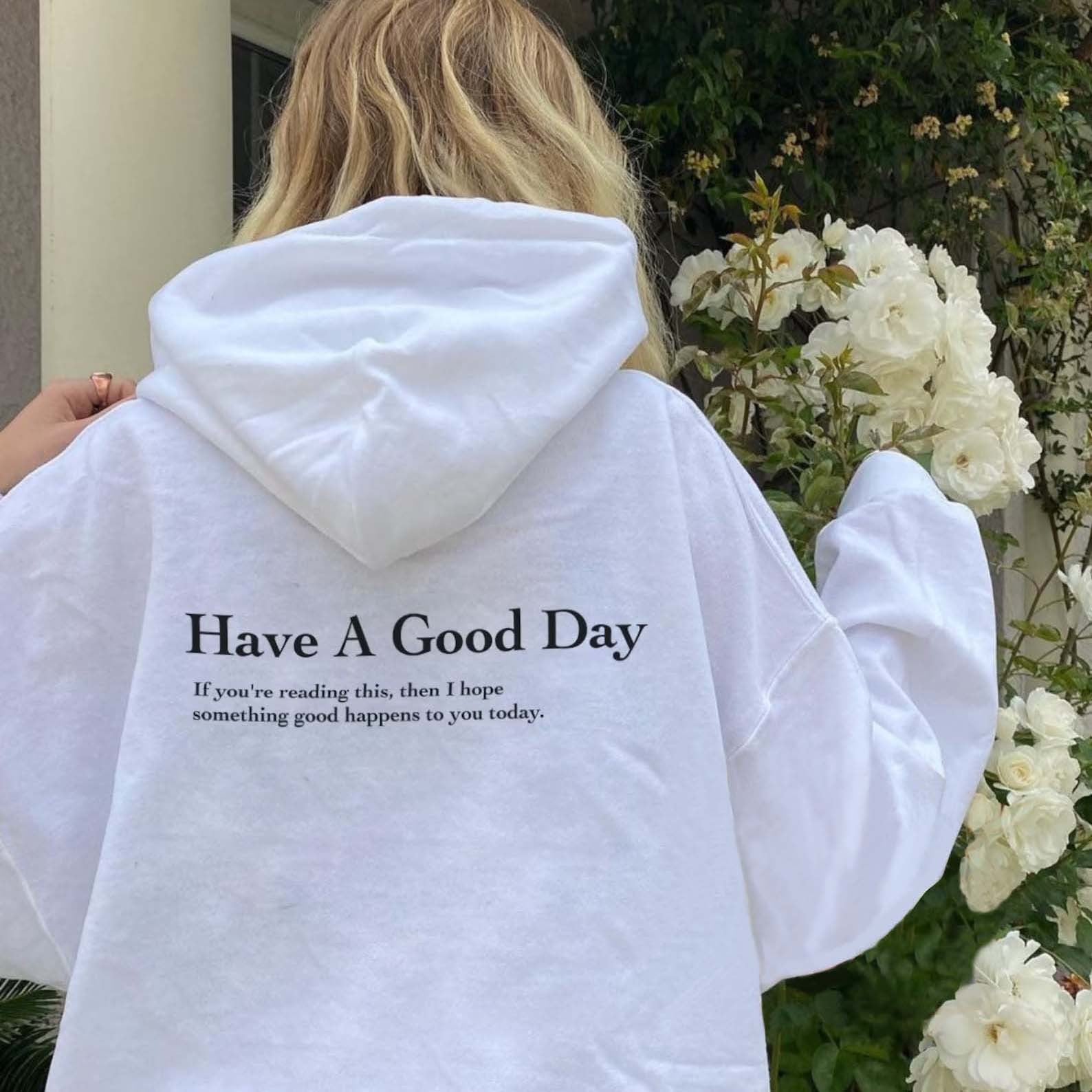 Women's Fashion Print Casual Hoodie