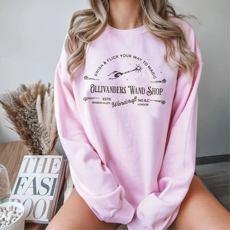 Ollivanders Wand Shop Wizard Sweatshirt
