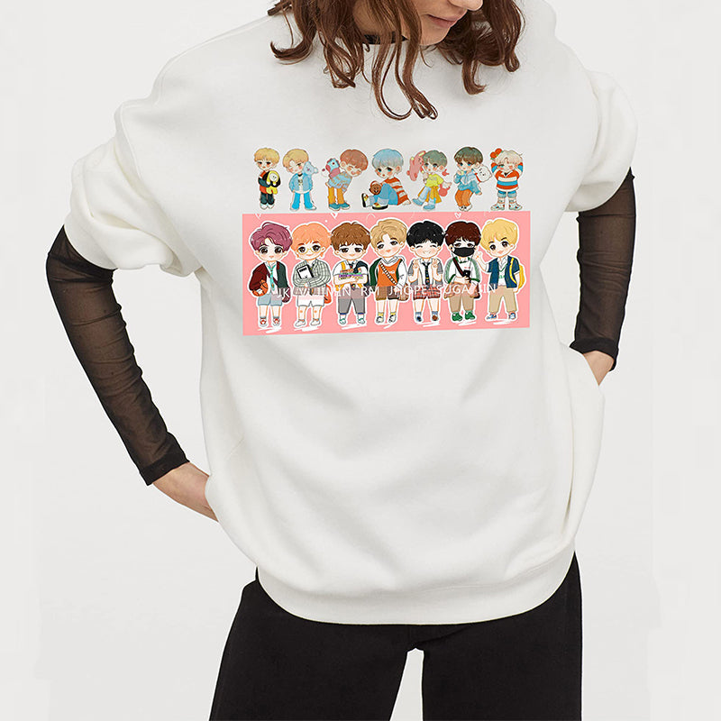 BTS Kpop Long Sleeve Sweatshirt