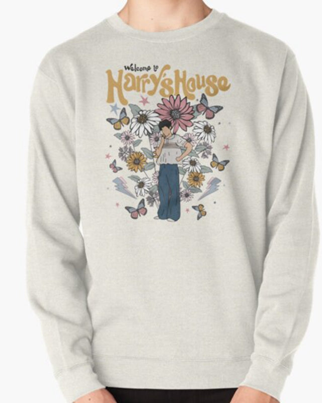 Harry's House floral concept Pullover Sweatshirt