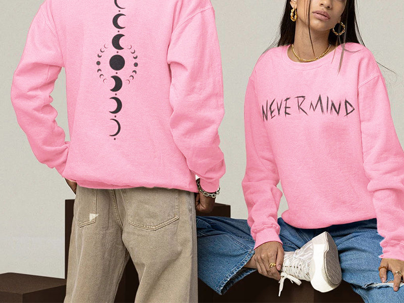 BTS Nevermind Print Sweatshirt