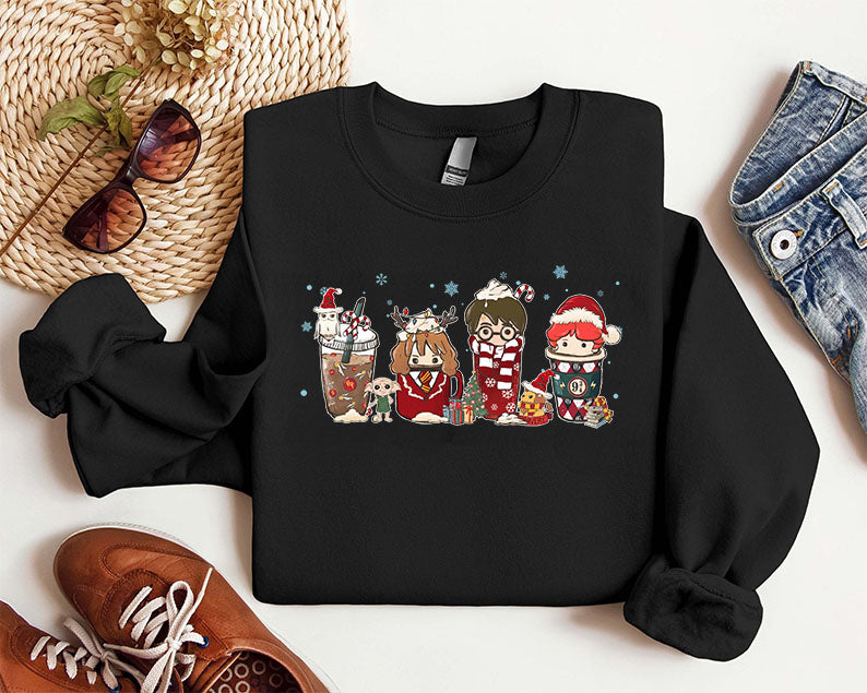 Magic Harry Coffee Latte Christmas Sweatshirt