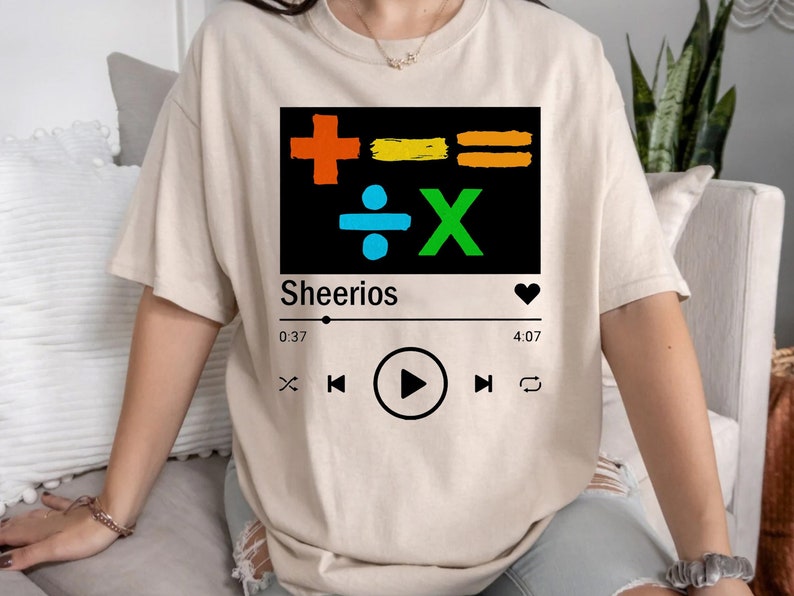 Ed Sheeran 2023 Music Concert T-shirt