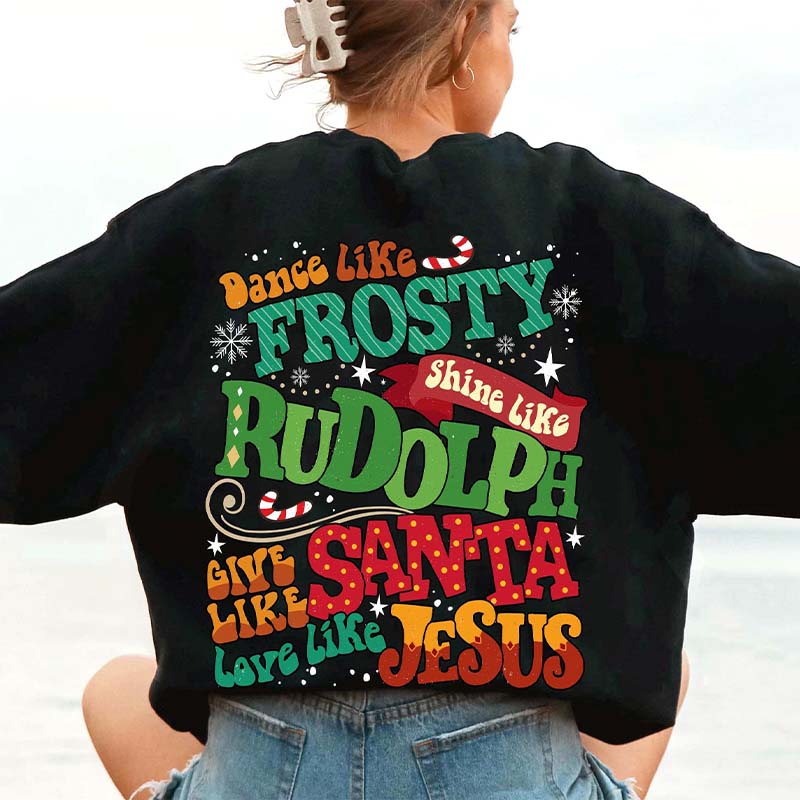 Like Santa Love Sweatshirt