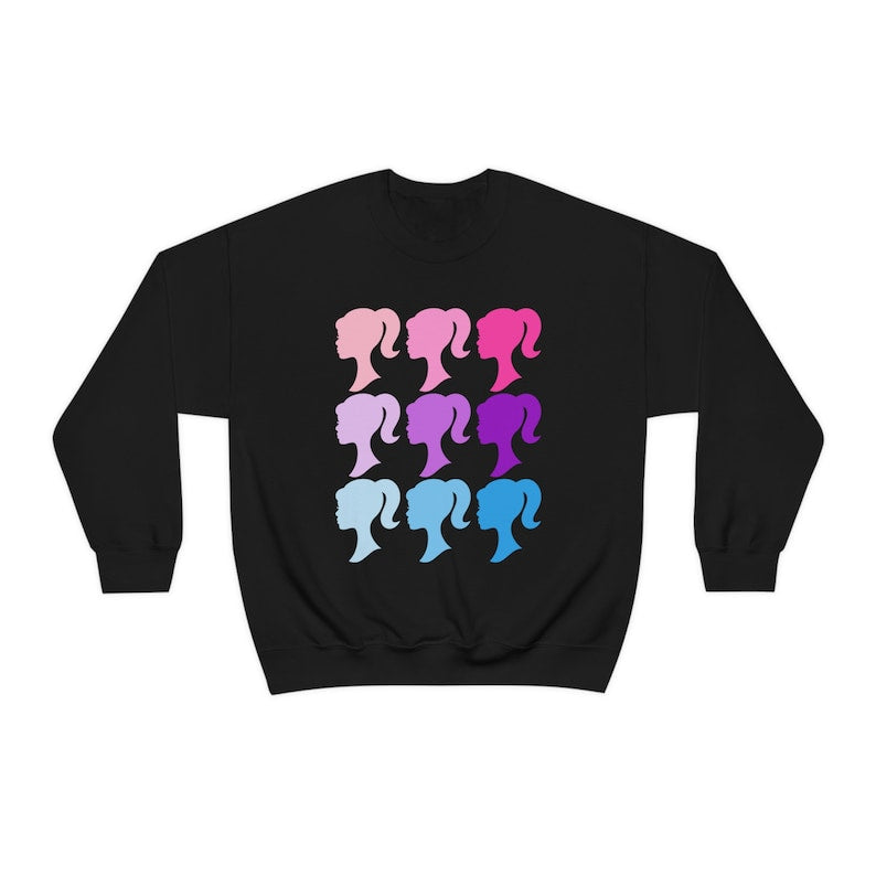 Rainbow Doll Casual Sweatshirt