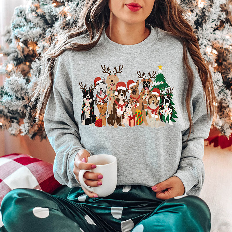 Christmas Dogs Sweatshirt