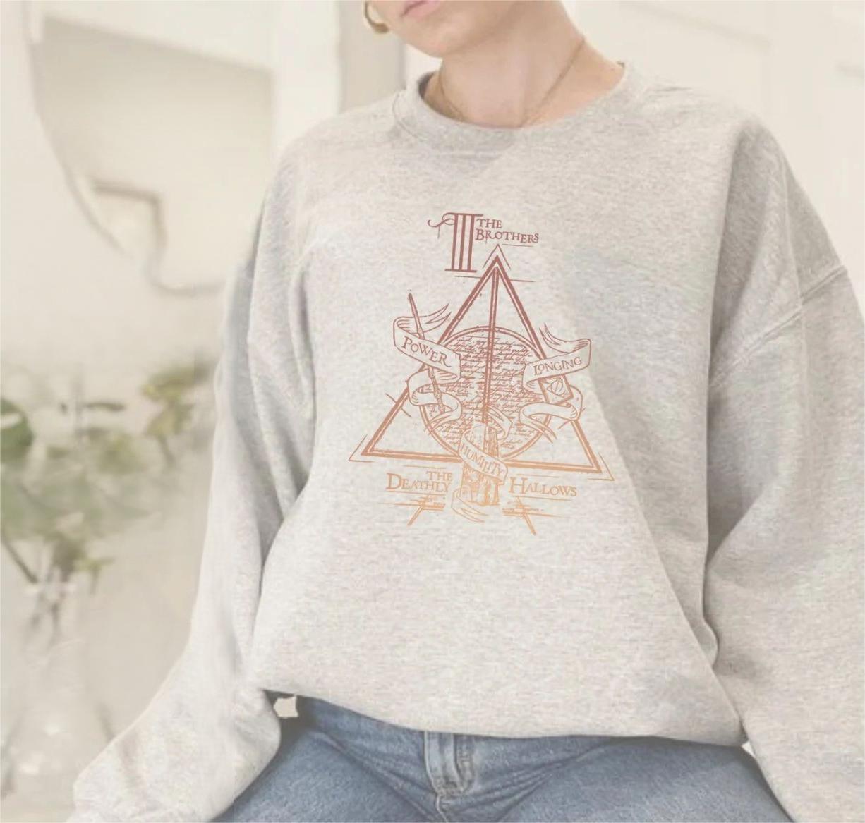 Deathly Hallows Crew Neck Sweatshirt