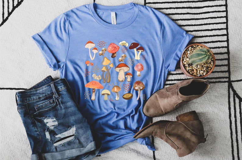 Aesthetic Mushroom Casual T-shirt