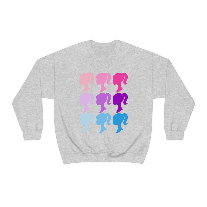 Rainbow Doll Casual Sweatshirt