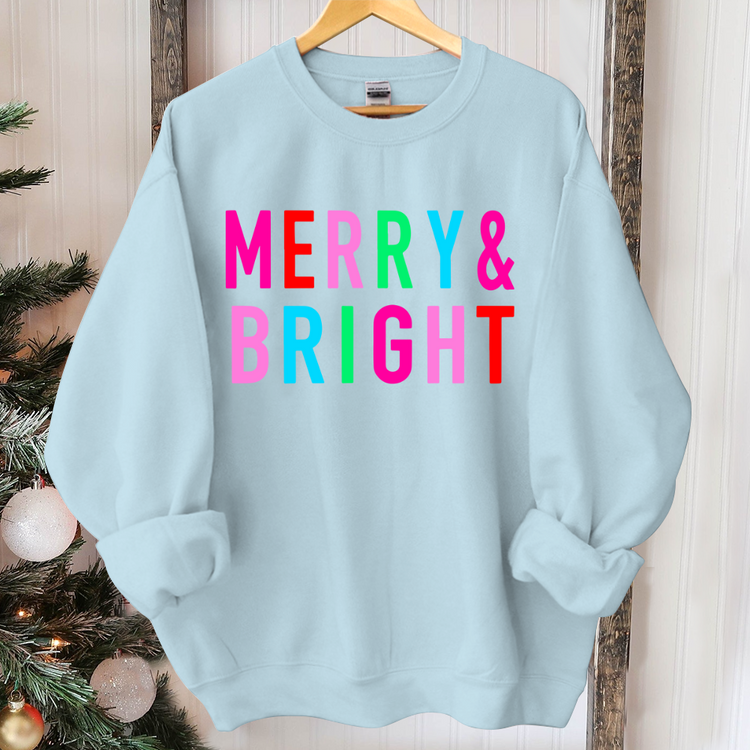 Merry and Bright Crewneck Sweatshirt