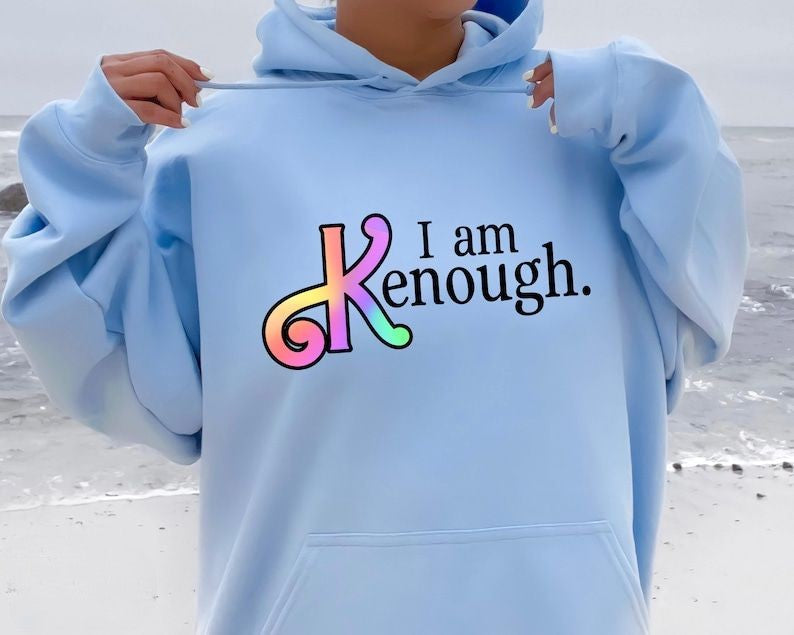 I Am Kenough Pocket Hoodie