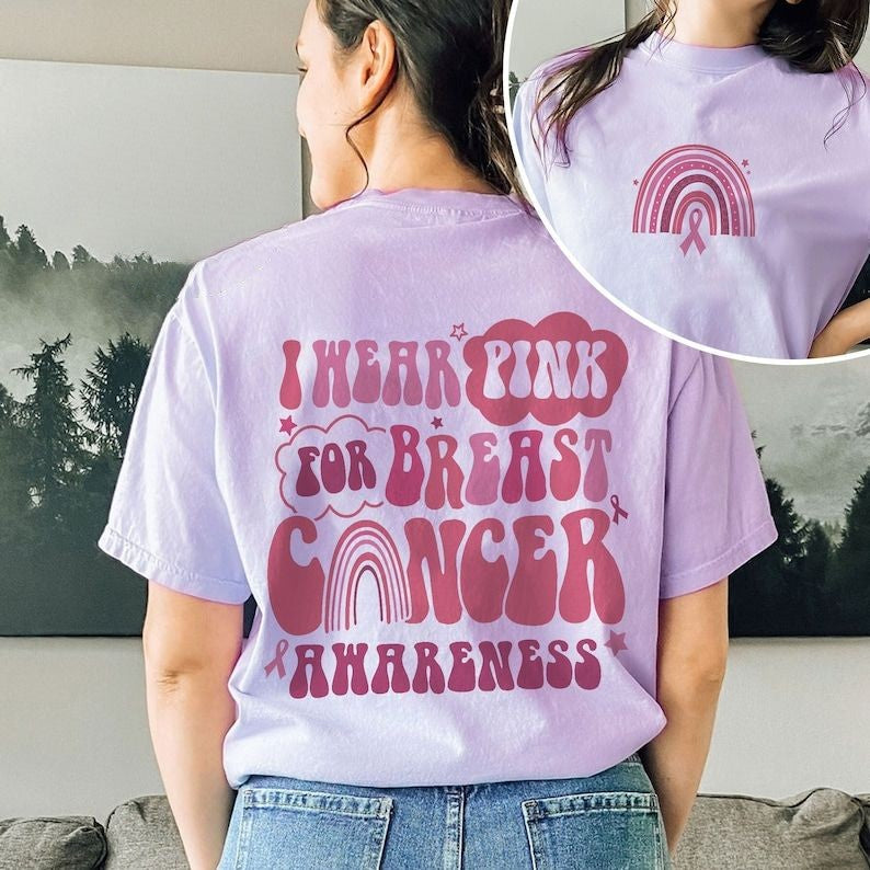 In October We Wear Pink Casual T-shirt