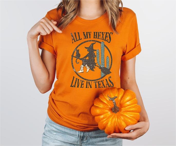 Halloween Retro All My Hexes T-shirt