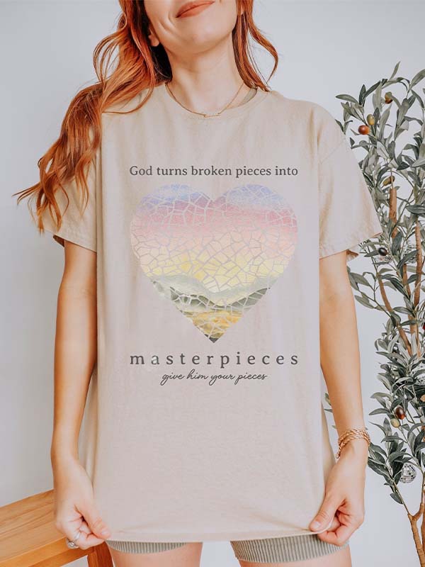 Trendy Faith Faith Based Heart T-shirt