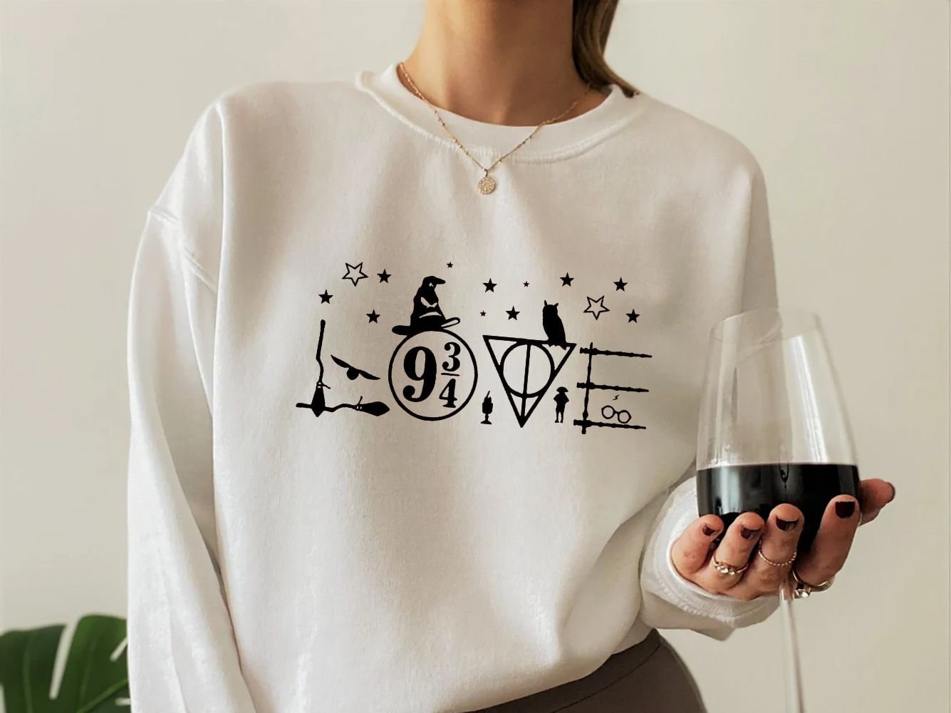 Hogwarts School Funny Printed Sweatshirt