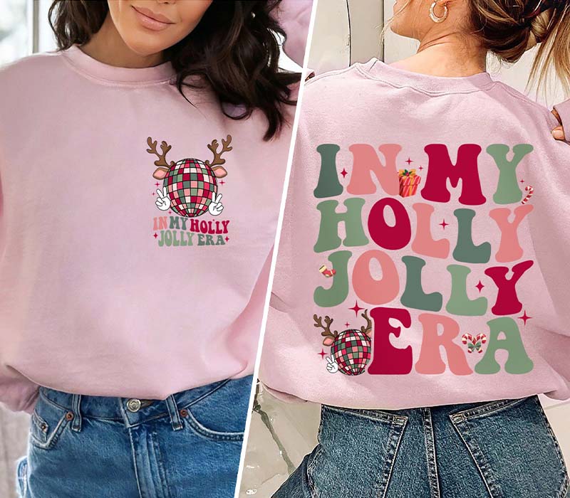 In My Holly Jolly Era Christmas Sweatshirt