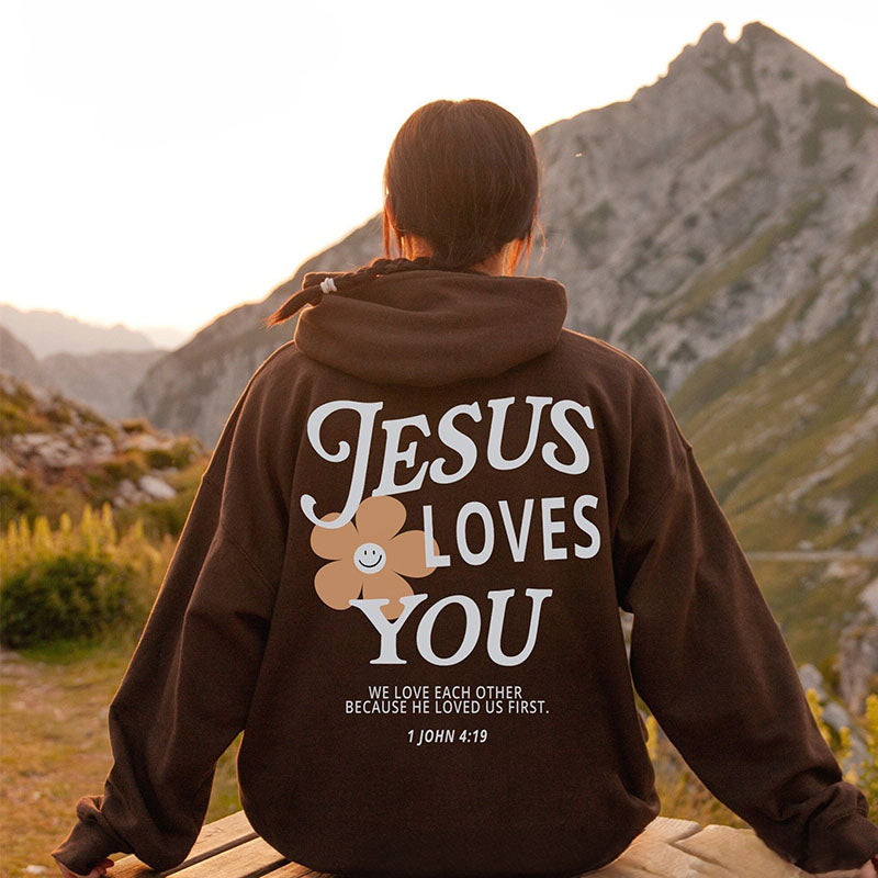 Loves You Aesthetic Hoodie