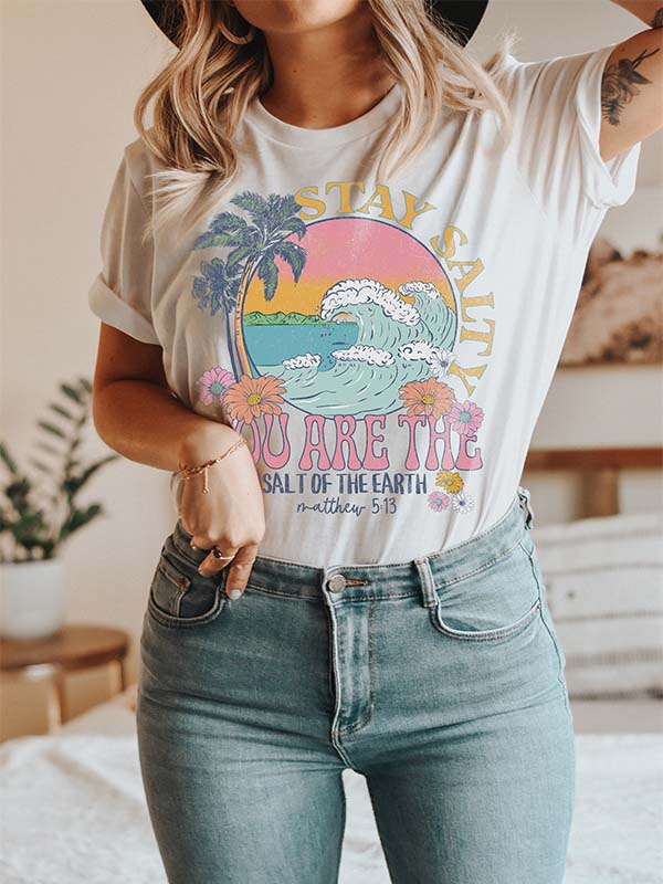 Stay Salty Bible Verse Faith T-shirt