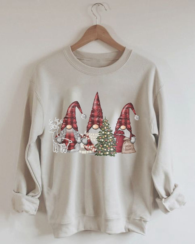 Dwarf Christmas Print Sweatshirt