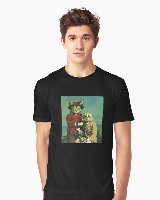 A Cat And An Owl Classic T-Shirt