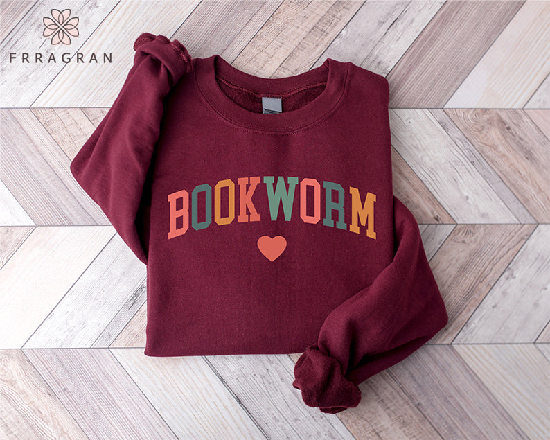 Bookworm Cute Books Lover Sweatshirt