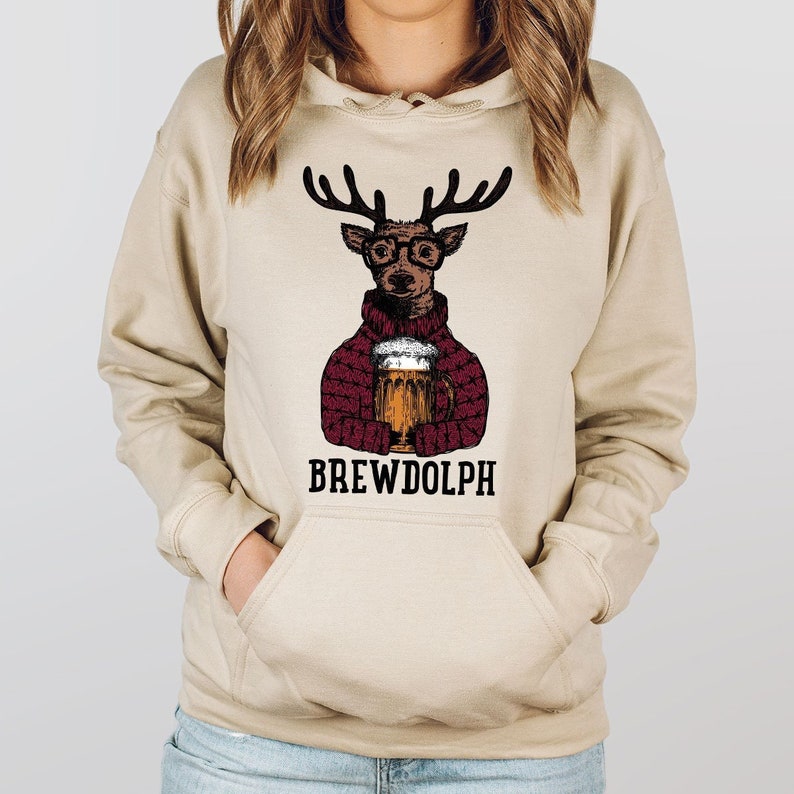 Drinking Brewdolph Christmas Sweatshirt