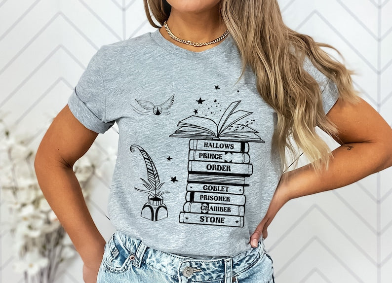 Wizarding Stories Book Lovers T-shirt