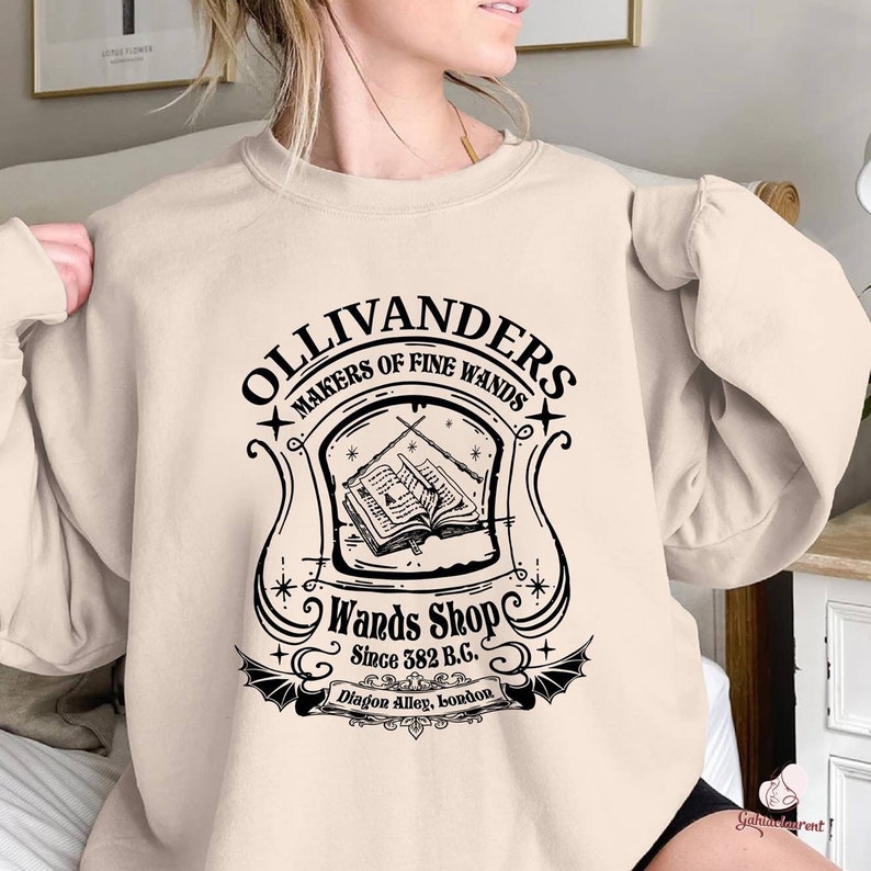 Ollivanders Wand Shop Wizard Sweatshirt
